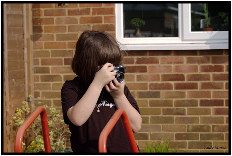 Alex with Olympus Trip 35